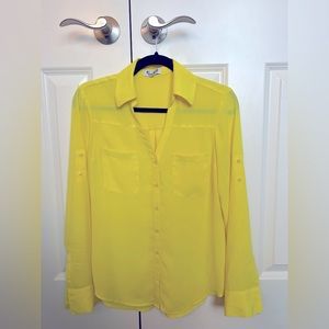 Portofino Shirt Yellow by Express